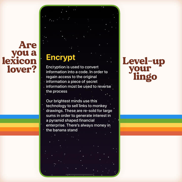 Square image showing Retrogram word definition